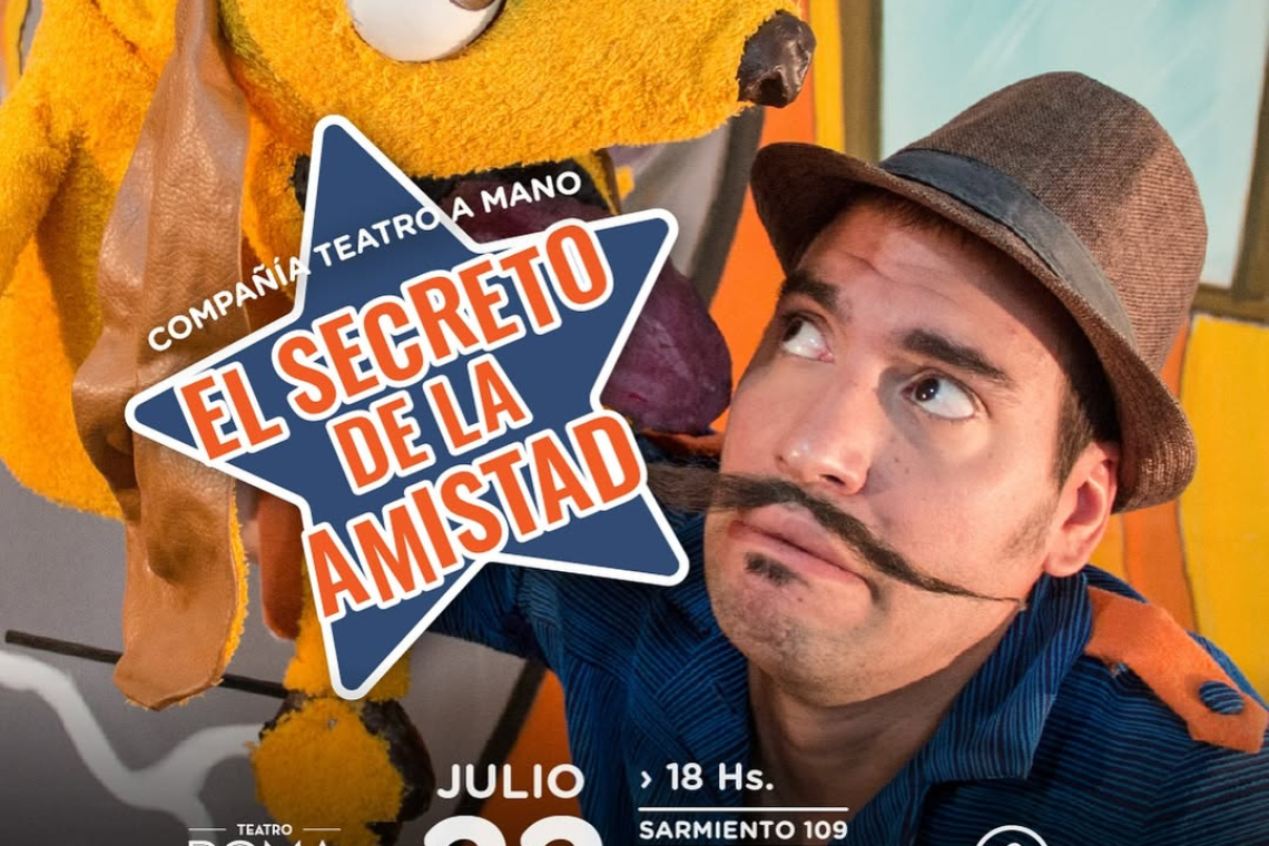 “El secreto de la amistad” llega al Teatro Roma: teatro y títeres para chicos estas vacaciones de invierno